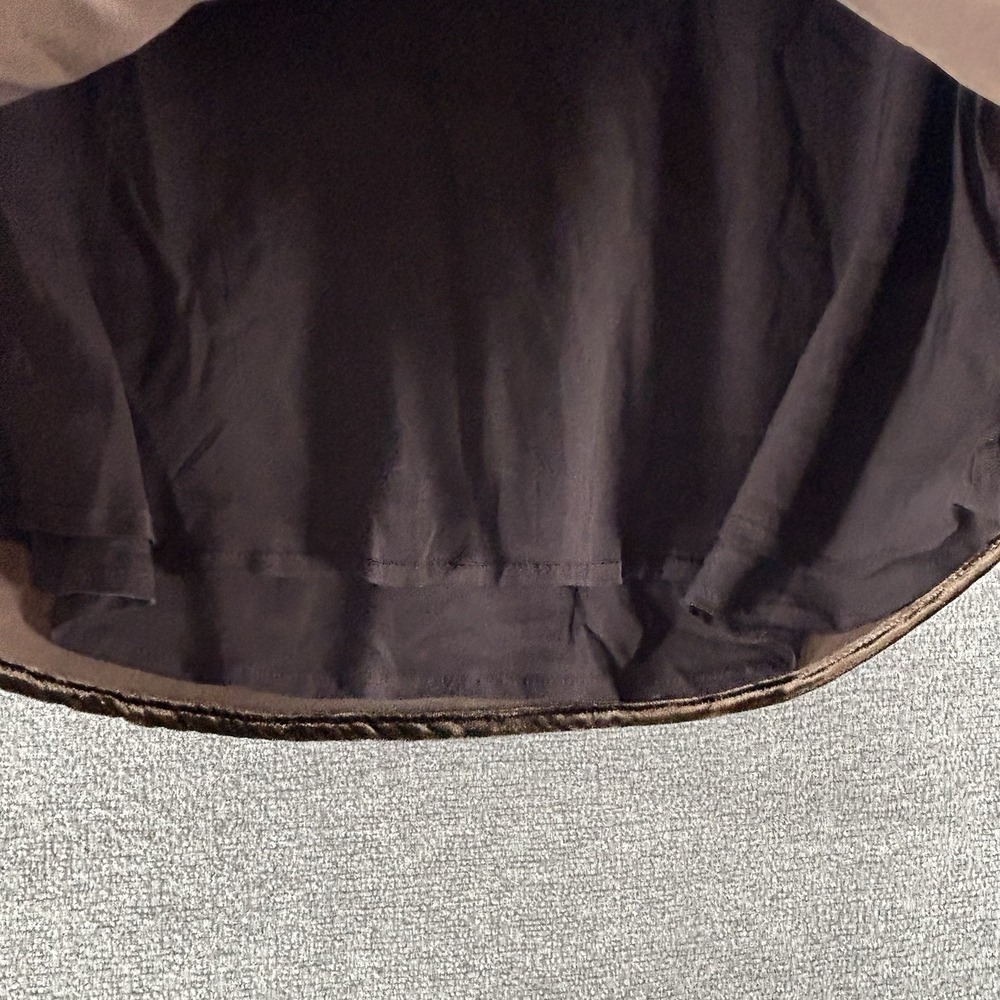Anthropologie Skirt Women Size Large Brown Velvet Lined NEW $98 - Picture 4 of 9